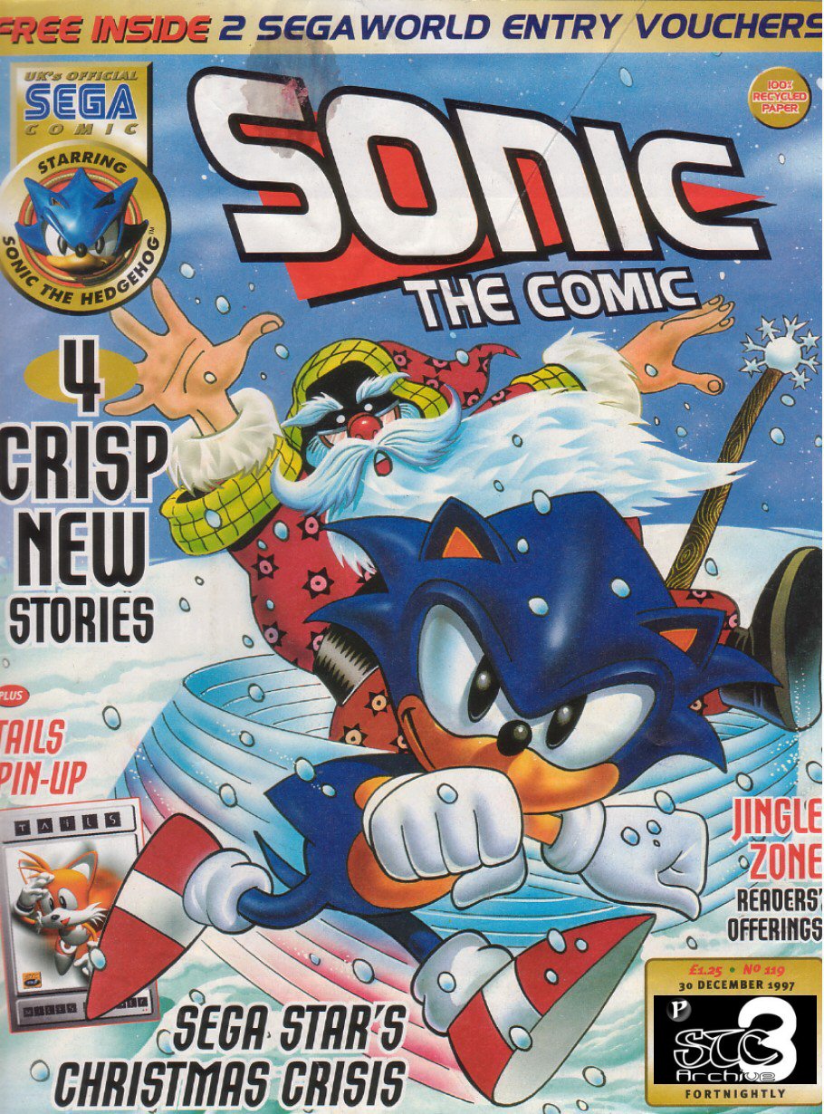 Sonic - The Comic Issue No. 119 Comic cover page
